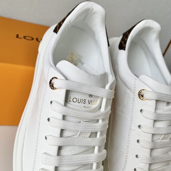 Louis Vuitton Women's SS23 Time Out Sneaker in Printed Calfskin
