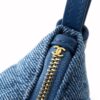 sy_no_72F6B63DEF3D6B08A0E230821ED8A471_5 Washed Denim Double-C Zipper Hobo Bag