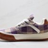 sy_no_73224DCE7DBBF62EF43F7F88DE8CE318_2 Louis Vuitton LV Groovy Purple & Beige Woven Damier Chunky Sneakers