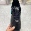 sy_no_736920D3E982873A66B25E27A1CD61B8_1 Black 3D Flower Rivet Custom Low-Top Sneakers