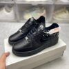 sy_no_736920D3E982873A66B25E27A1CD61B8_8 Black 3D Flower Rivet Custom Low-Top Sneakers
