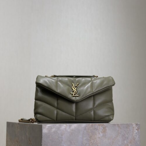 sy_no_74C5BAAD124C7A8BED87A37E6404F797_0 YSL Loulou Mini Double-Chain Bag – Wheat Green Lambskin