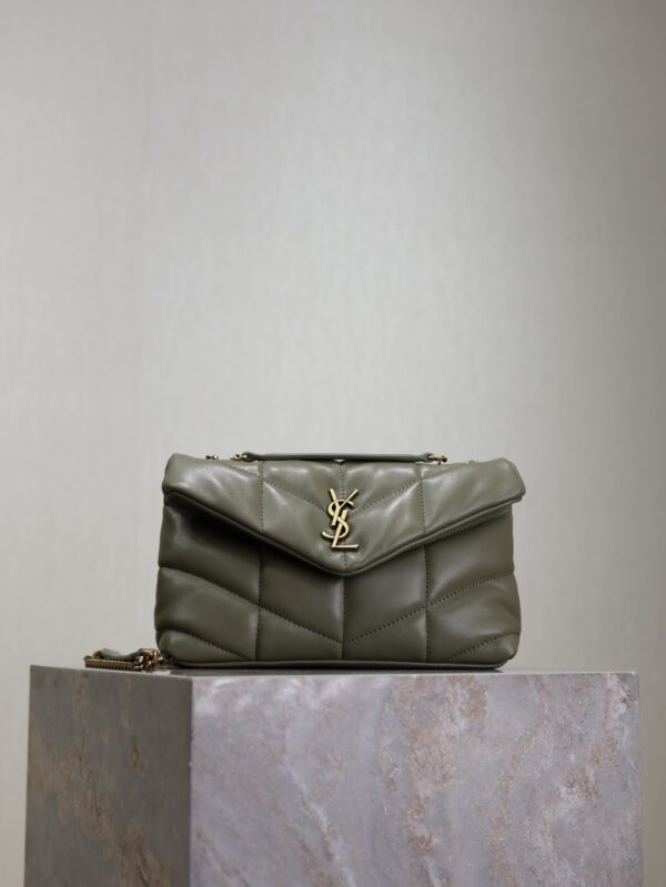sy_no_74C5BAAD124C7A8BED87A37E6404F797_0 YSL Loulou Mini Double-Chain Bag – Wheat Green Lambskin