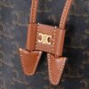 sy_no_752D41A2AB91FB7D366B25EAC2D5AB02_8 CELINE Clara Triomphe Logo Print Leather Handbag