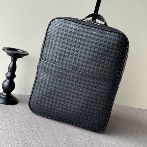 sy_no_755E2E4C1B148319397A66A4968DB845_0 Handwoven Leather Backpack – Black