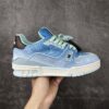 sy_no_756E34D4DEF9616A9EDC8D4D6DB76A7A_0 Blue & White Gradient Denim Monogram Low-Top Sneakers