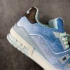 sy_no_756E34D4DEF9616A9EDC8D4D6DB76A7A_6 Blue & White Gradient Denim Monogram Low-Top Sneakers