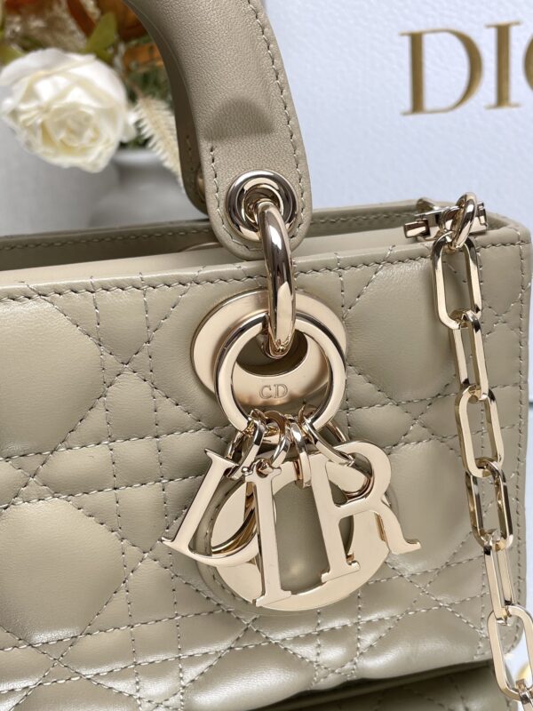 sy_no_7692199A9D1ED6076F278C308A1BFC4A_1 Dior New D-Joy Horizontal Mini Lady Dior Quilted Chain Bag (Crossbody/Shoulder)