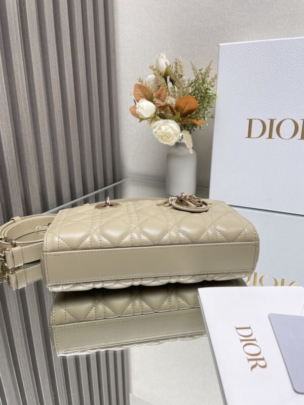 sy_no_7692199A9D1ED6076F278C308A1BFC4A_4 Dior New D-Joy Horizontal Mini Lady Dior Quilted Chain Bag (Crossbody/Shoulder)