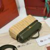 Loro Piana Extra Pocket L19 – Woven Leather Bag (Green)