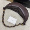 sy_no_76C3DABEE3CBFDC7CC567F91BF9F25F1_8 YSL Amalia Medium Crescent Bag – Brown Lambskin & Gold