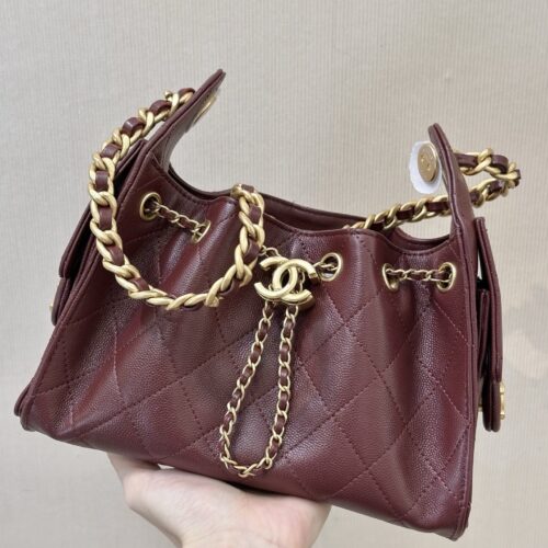 sy_no_771FD99F97DDFFFC5ABEDE39D93F6C08_0 Chanel Quilted Chain Hobo Bag (Handheld, Shoulder, and Crossbody)