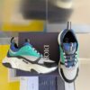 Royal Blue, Mint Green & Cement Grey B22 Retro Chunky Sneakers