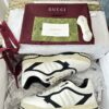 sy_no_777DF369D0ADB8D5F55D8B489BD13D14_1 Gucci B Leather Sneaker in White & Black