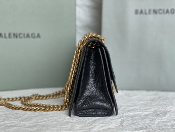 sy_no_777E9E41F55EB63F29615AAB8D2DB07D_4 Balenciaga Crush Hourglass Chain Bag