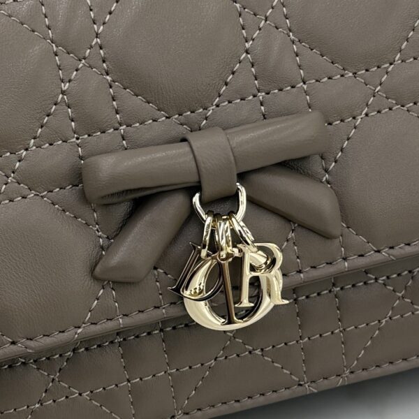 My Dior Mini Pearl Chain Bag – Taupe Lambskin Bow