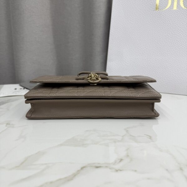 My Dior Mini Pearl Chain Bag – Taupe Lambskin Bow