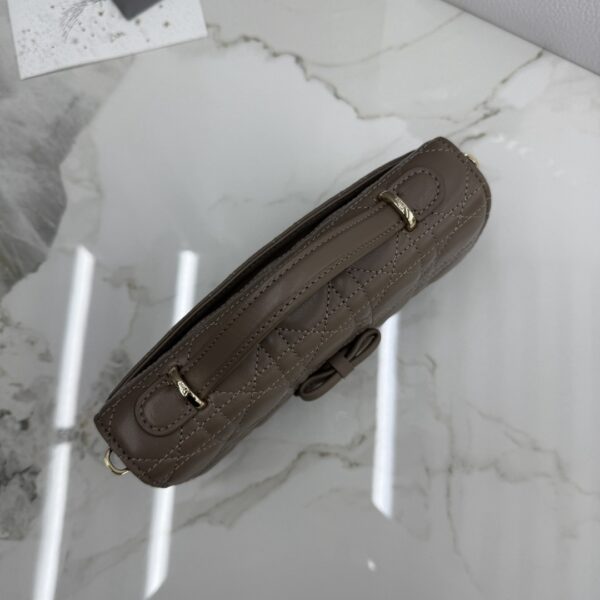 My Dior Mini Pearl Chain Bag – Taupe Lambskin Bow