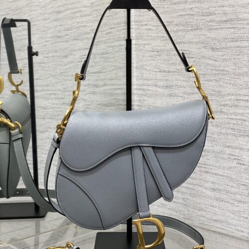 sy_no_77F407F7A53E209B3B6D7408BC3CAE0E_0 DIOR Women’s Grained Calfskin Saddle Bag