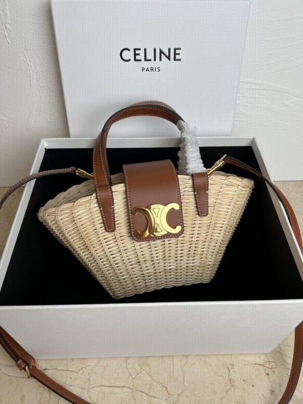 Vacation Collection Basket Bag – Wicker & Leather