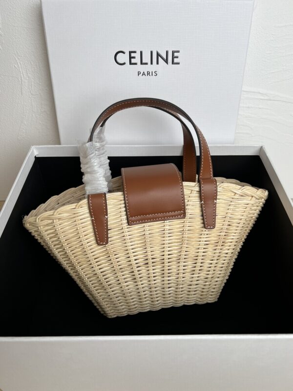 Vacation Collection Basket Bag – Wicker & Leather