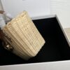 Vacation Collection Basket Bag – Wicker & Leather