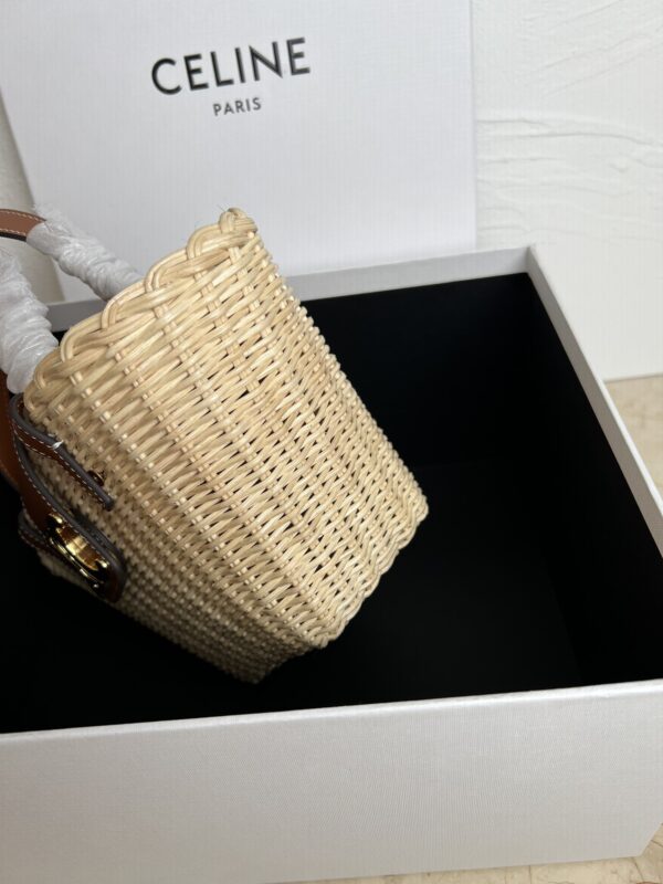 Vacation Collection Basket Bag – Wicker & Leather