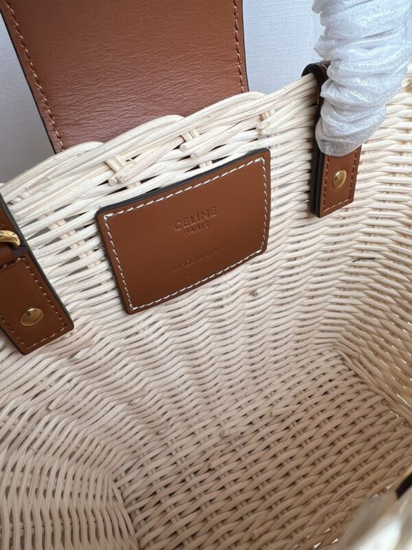 Vacation Collection Basket Bag – Wicker & Leather
