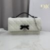 sy_no_796916D3205305F819890B74D2EBBAA1_0 My Dior Mini Pearl Chain Bag – Ivory & Black Bow