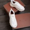 Loro Piana Weekend Walk Suede Sneakers in Warm White