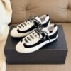 Chanel Retro Running Sneakers in Beige & Black