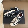 Chanel Retro Running Sneakers in Beige & Black
