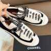 Chanel Retro Running Sneakers in Beige & Black