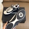 Chanel Retro Running Sneakers in Beige & Black