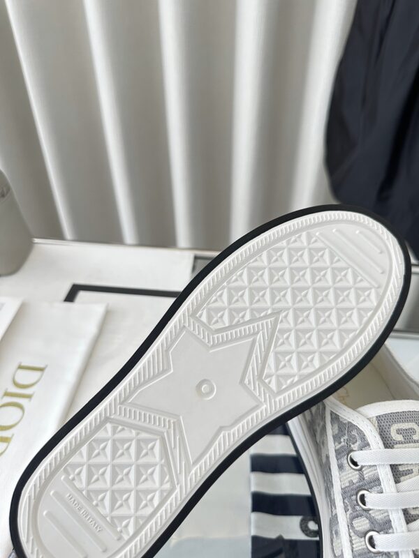 sy_no_79ECCD5DD077DB26CAA414E327566305_8 Dior Walk'n'Dior Platform Grey Oblique Embroidered Canvas Sneakers