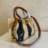 sy_no_7A3186B27EE2AA5402AC20E4F0B8167C_7 Valentino Spring/Summer 2026 Raffia Woven Tote Bag – Black and Apricot