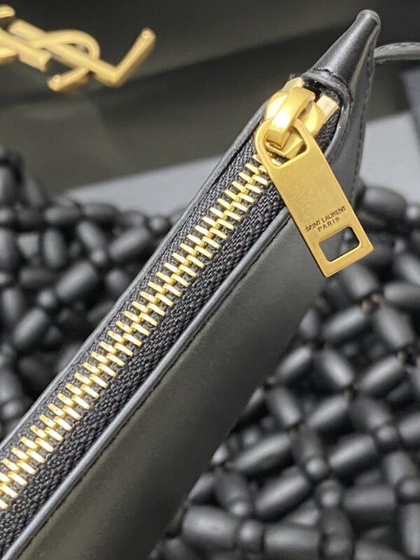 sy_no_7A755037509D883ABEFCCEAFFC2E2569_7 YSL LE 5A7 Hobo Bag – Black Wood Beads & Gold