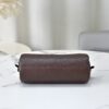 sy_no_7A7743F4D3B6CF09EA3B0A42134475BD_3 Chocolate Brown Leather Cylindrical Underarm Shoulder Bag