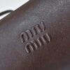 sy_no_7A7743F4D3B6CF09EA3B0A42134475BD_4 Chocolate Brown Leather Cylindrical Underarm Shoulder Bag
