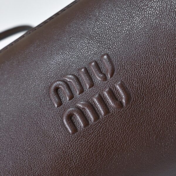 sy_no_7A7743F4D3B6CF09EA3B0A42134475BD_4 Chocolate Brown Leather Cylindrical Underarm Shoulder Bag