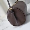 sy_no_7A7743F4D3B6CF09EA3B0A42134475BD_6 Chocolate Brown Leather Cylindrical Underarm Shoulder Bag