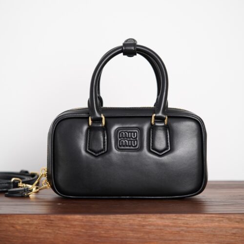 sy_no_7B4102972765CB604849ECA28C840B53_0 Miu Miu Mini Bowling Bag (Black)