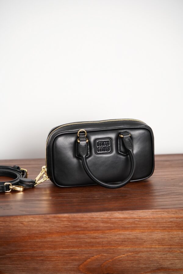 sy_no_7B4102972765CB604849ECA28C840B53_4 Miu Miu Mini Bowling Bag (Black)