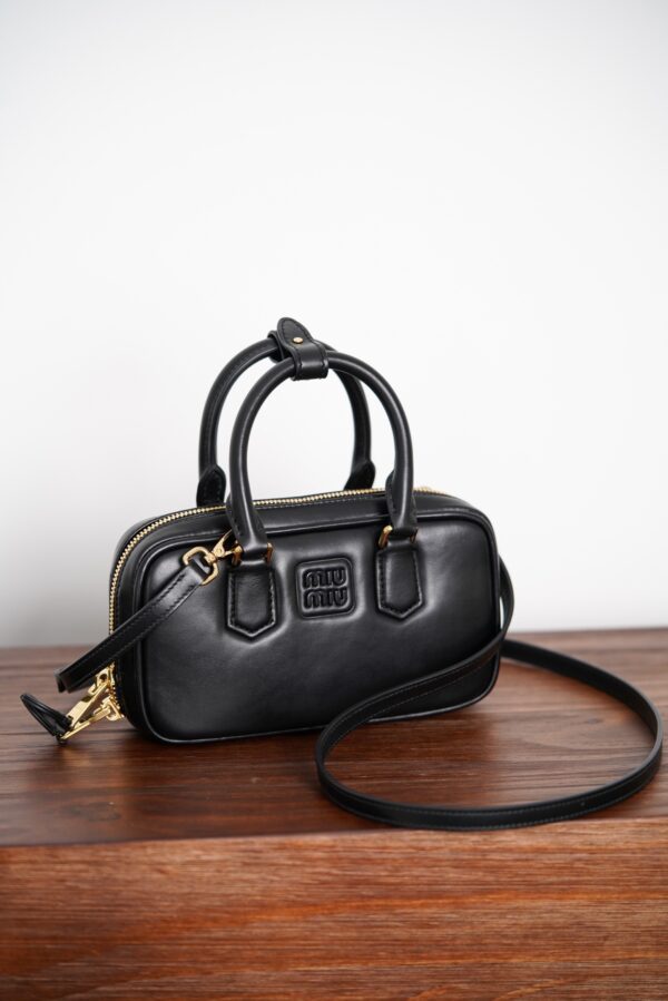 sy_no_7B4102972765CB604849ECA28C840B53_6 Miu Miu Mini Bowling Bag (Black)