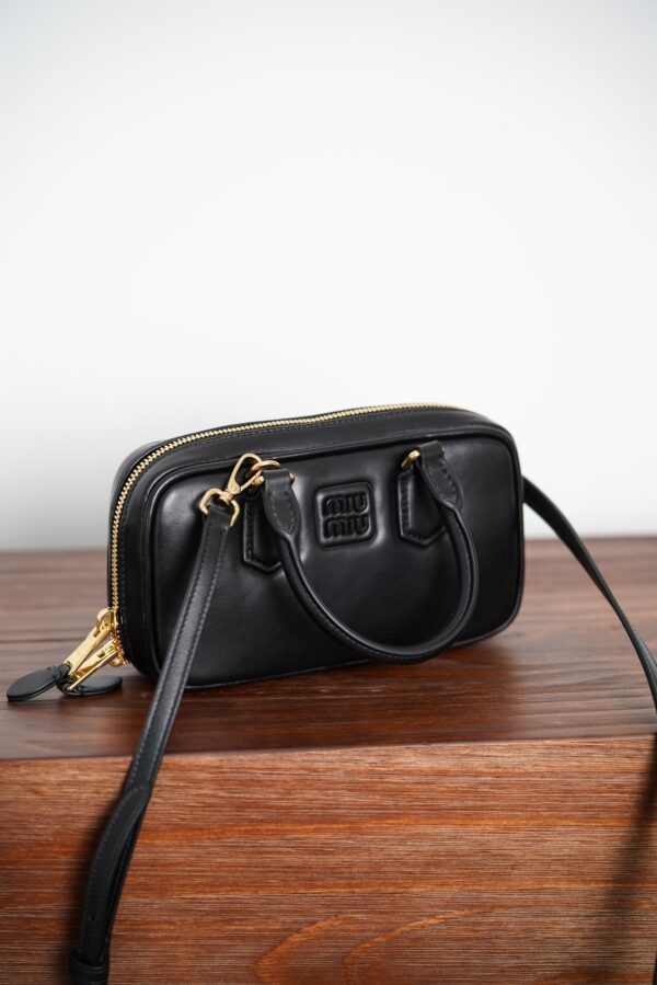 sy_no_7B4102972765CB604849ECA28C840B53_7 Miu Miu Mini Bowling Bag (Black)