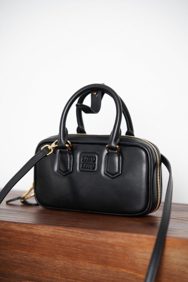 sy_no_7B4102972765CB604849ECA28C840B53_8 Miu Miu Mini Bowling Bag (Black)