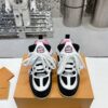 sy_no_7B90CE04B7F0D215324ACAD4A4B5F80A_1 Louis Vuitton LV Skate Black / White / Pink Chunky Skate Sneakers