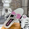 sy_no_7B90CE04B7F0D215324ACAD4A4B5F80A_8 Louis Vuitton LV Skate Black / White / Pink Chunky Skate Sneakers