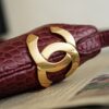 New Chanel Crocodile-Embossed Hobo Bag: A Vintage-Style, Sophisticated Crescent-Shaped Shoulder Bag