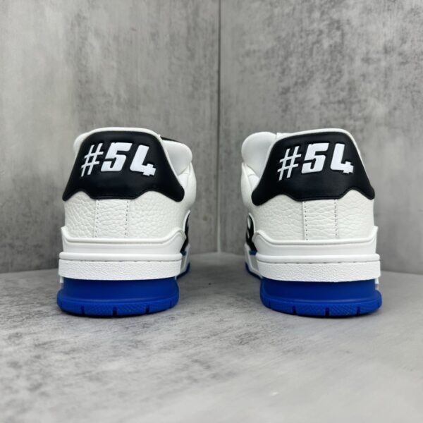 sy_no_7BCED565D2CAF7E6205ADC6CE62E1FBF_4 Louis Vuitton LV Trainer White, Black & Royal Blue Retro Sneakers